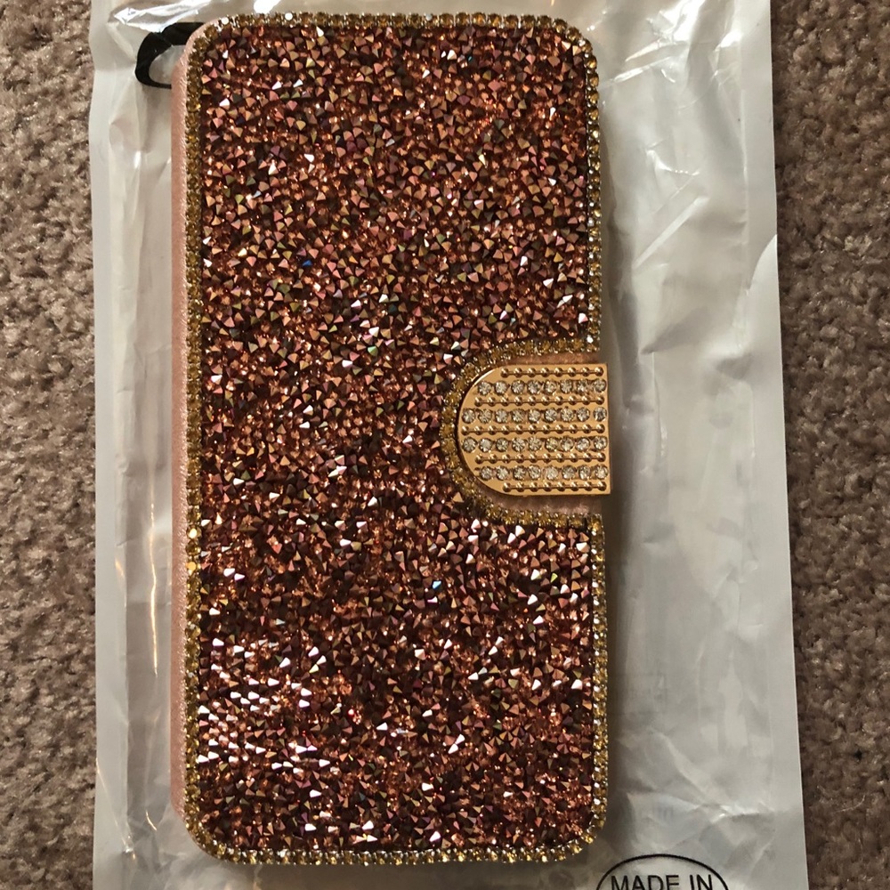 Bling iPhone 6,7,8 plus wallet style case